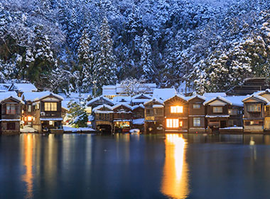 Time at the Funaya Boathouses